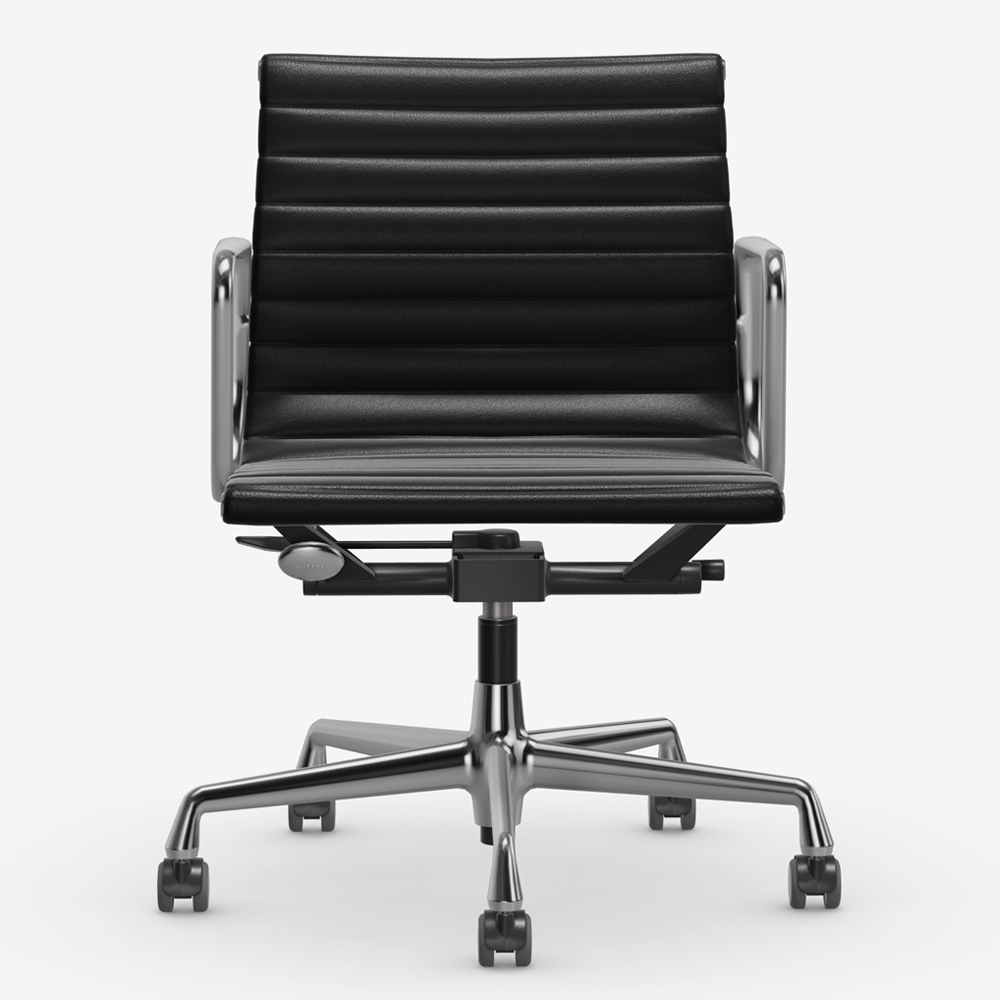 Vitra Aluminium Chair EA117 Leather (Unused, limited stock)