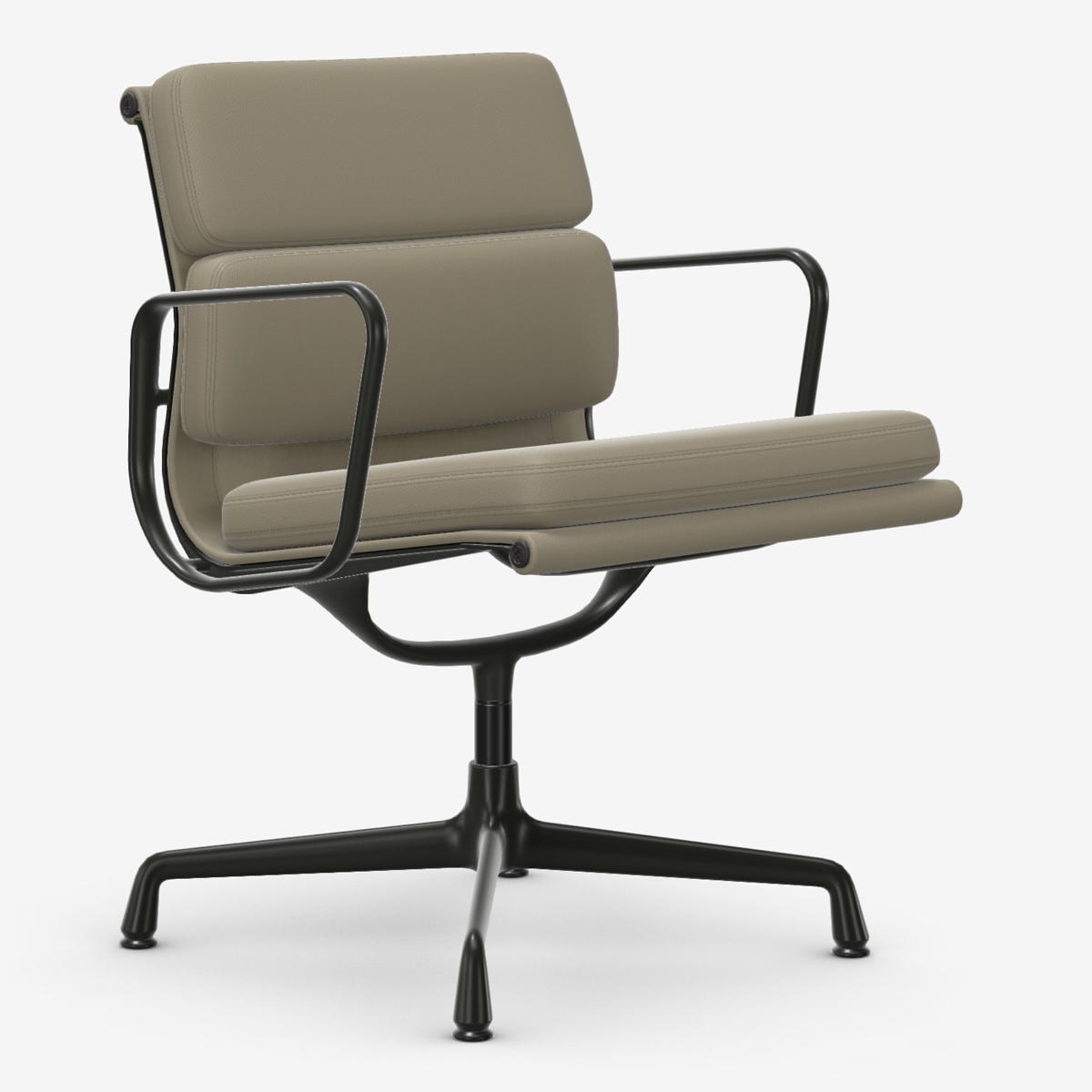 Vitra EA207 Leather Soft Pad refurbished