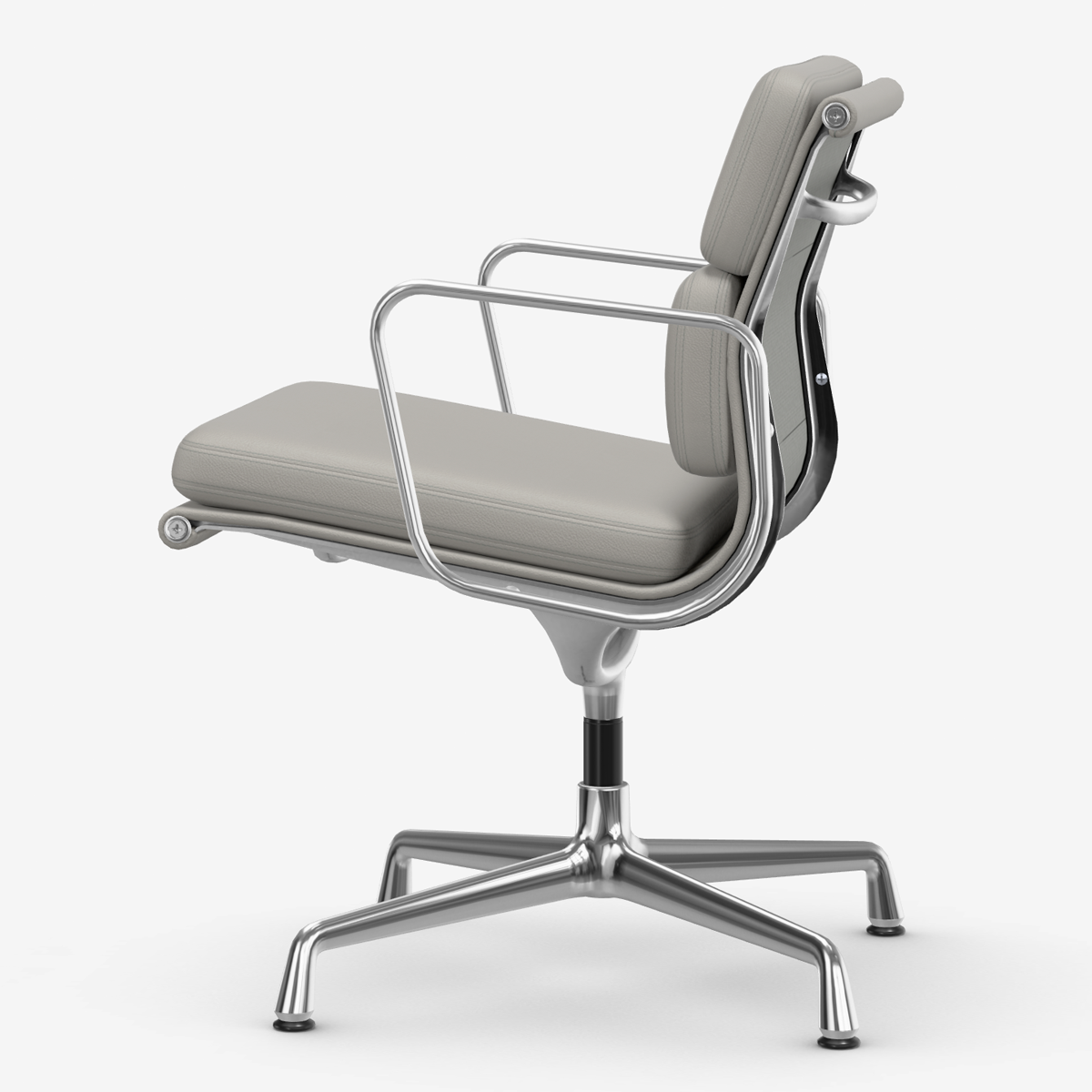 Vitra EA207 Leather Soft Pad refurbished