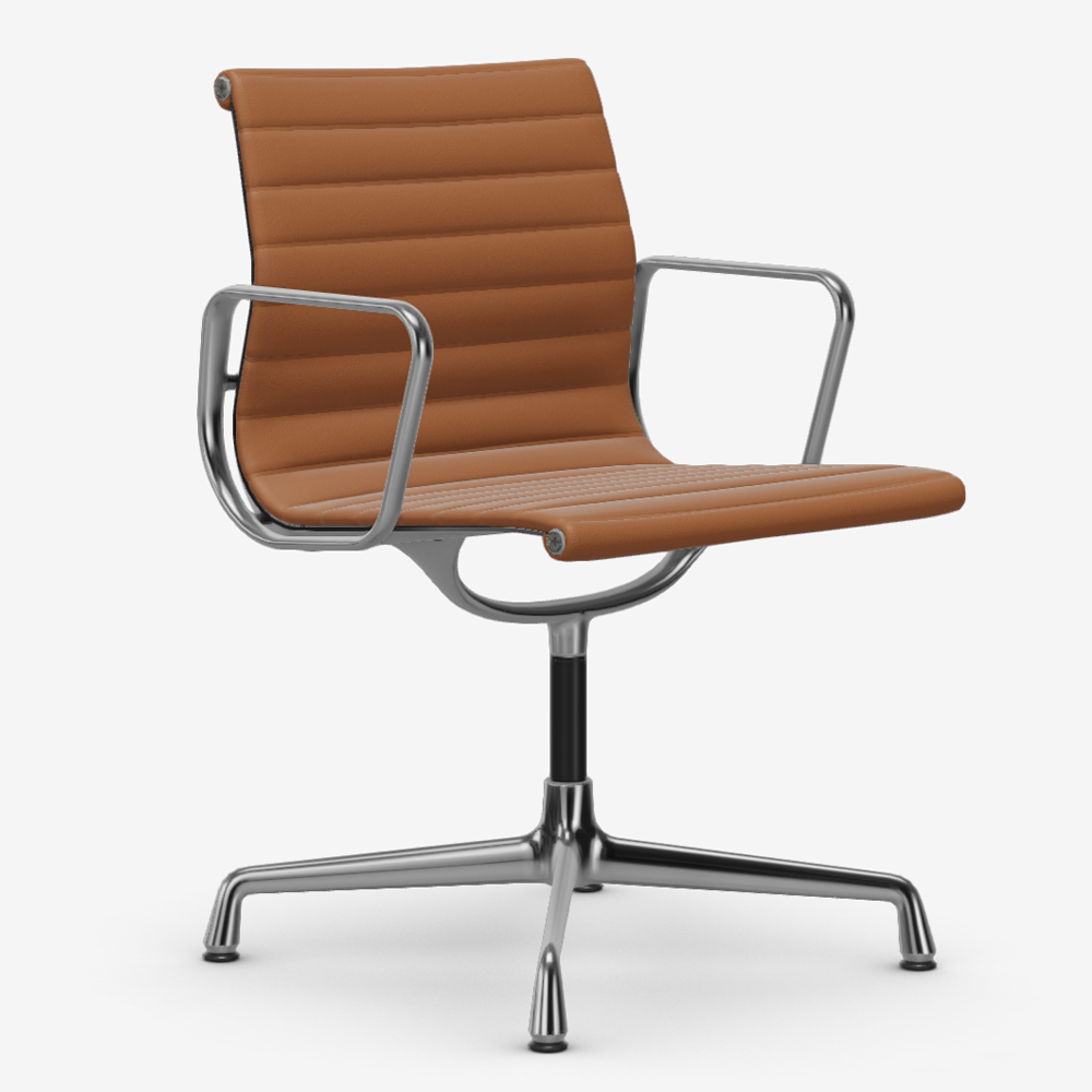 Vitra Aluminium Chair EA104 Leather (Unused, limited stock)